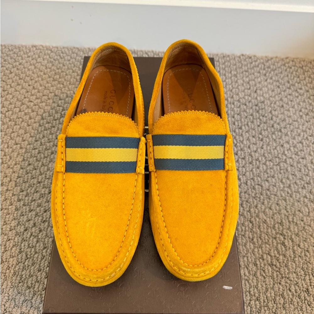 Gucci Men's Yellow Loafers